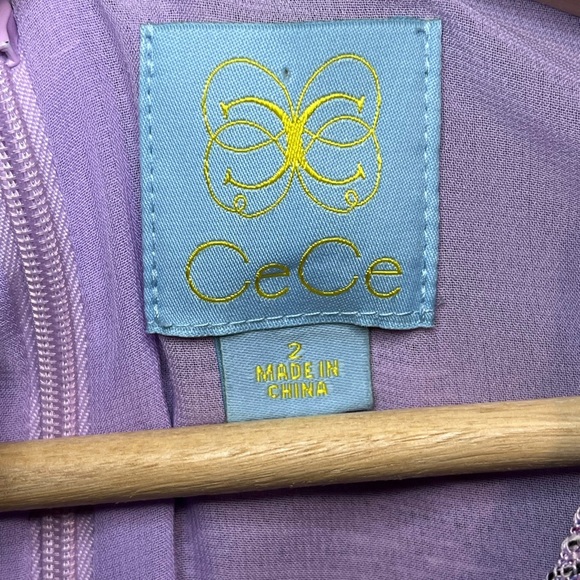 Cece Cynthia Steffe Kayte Lilac Tweed Dress - Picture 10 of 14